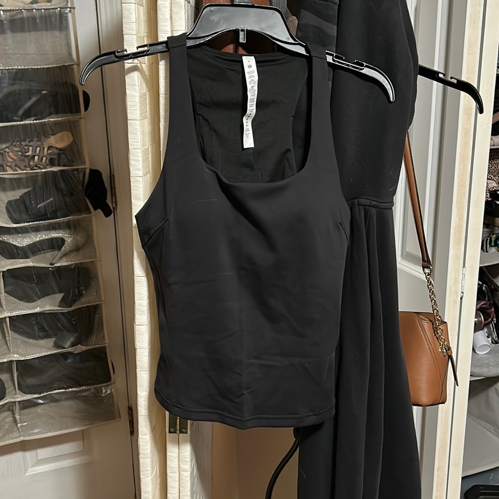 Black lululemon instill tank